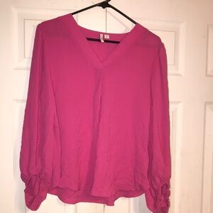 NWOT Women's V-Neck Crepe Blouse
